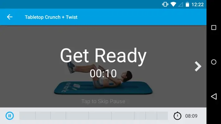 Runtastic Six Pack android App screenshot 1